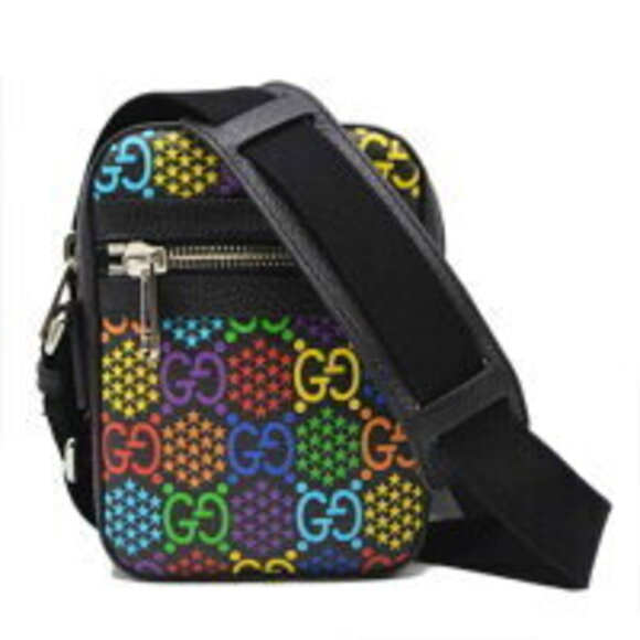 Gucci Handbags - GUCCI GG Psychedelic Leather Shoulder Bag
